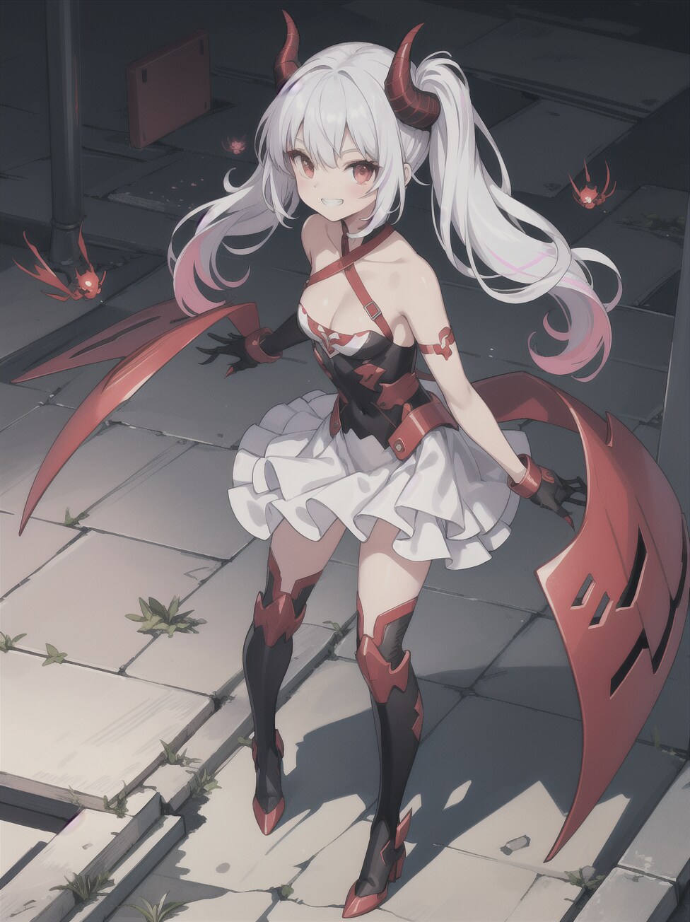 鬼のメカ娘 | の人気AIイラスト・グラビア