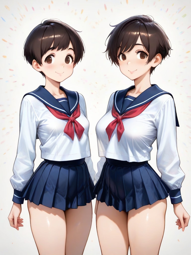 セーラー服の女子高校生〜 | の人気AIイラスト・グラビア