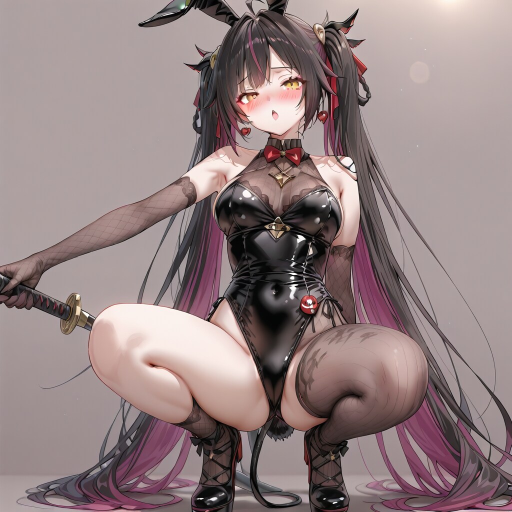 エロ蹲踞の剣士