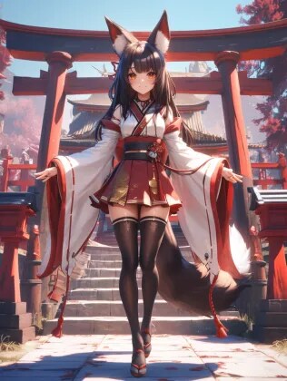 企画のおまけ　伏見稲荷ちゃん