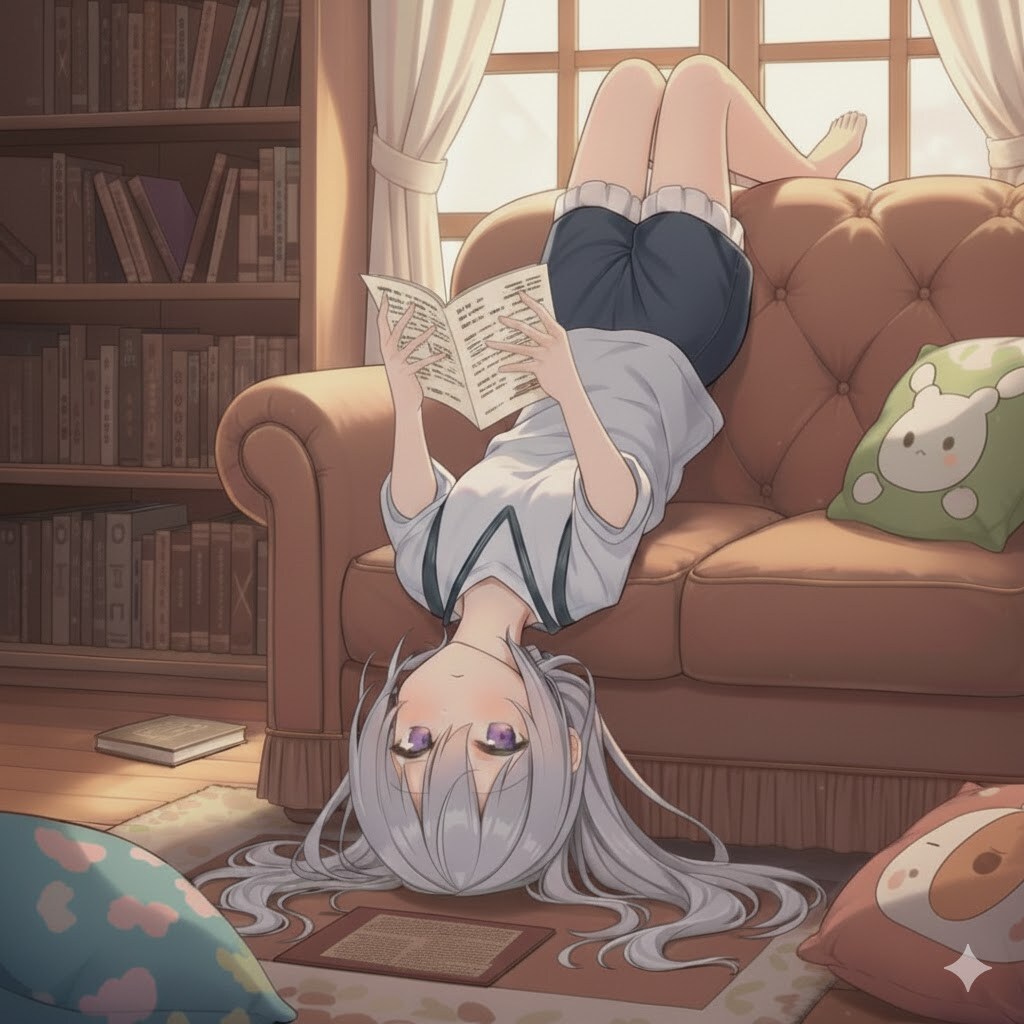 企画書を読む？星莉奈ちゃん