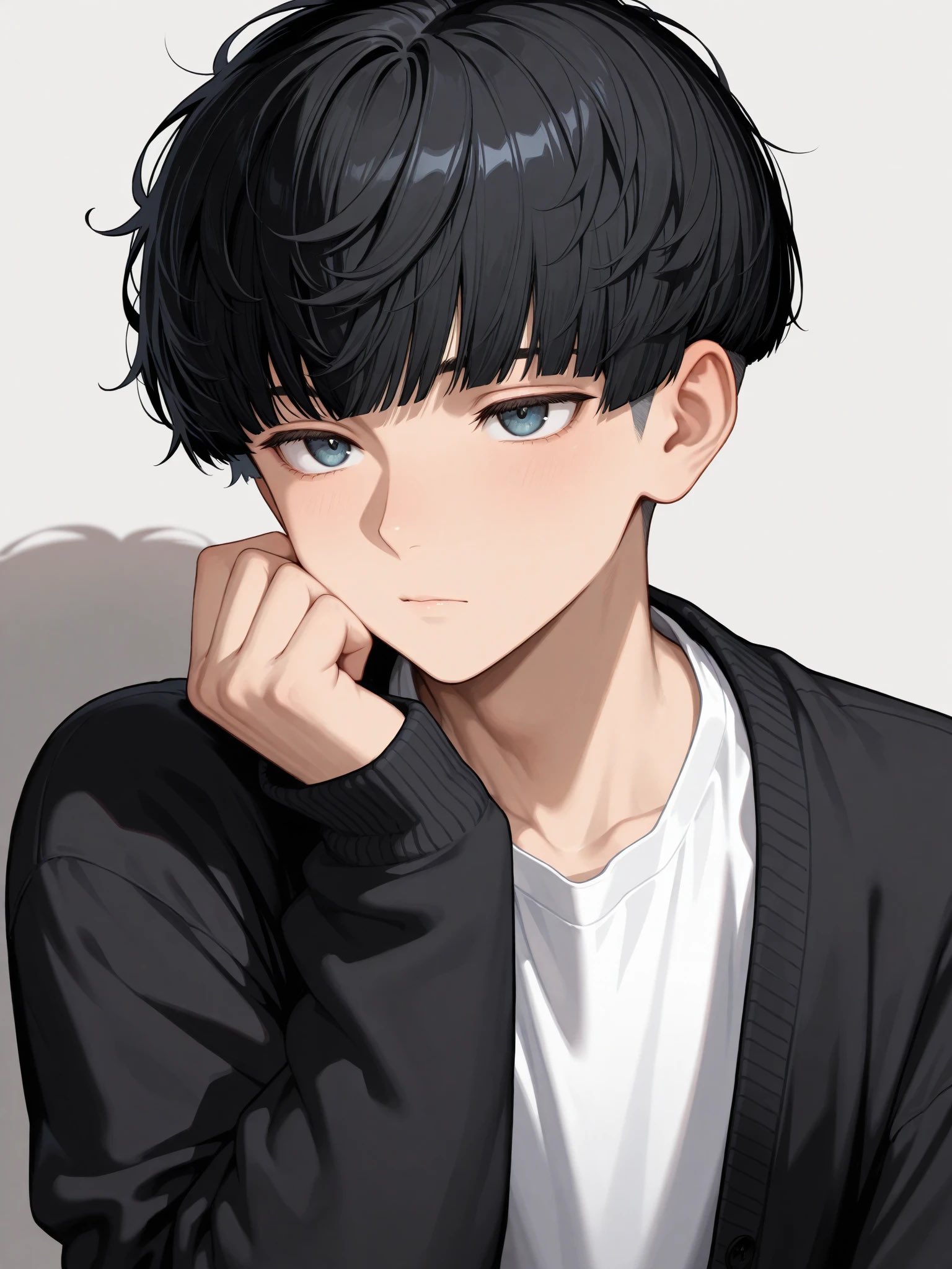 黒髪マッシュくん | の人気AIイラスト・グラビア