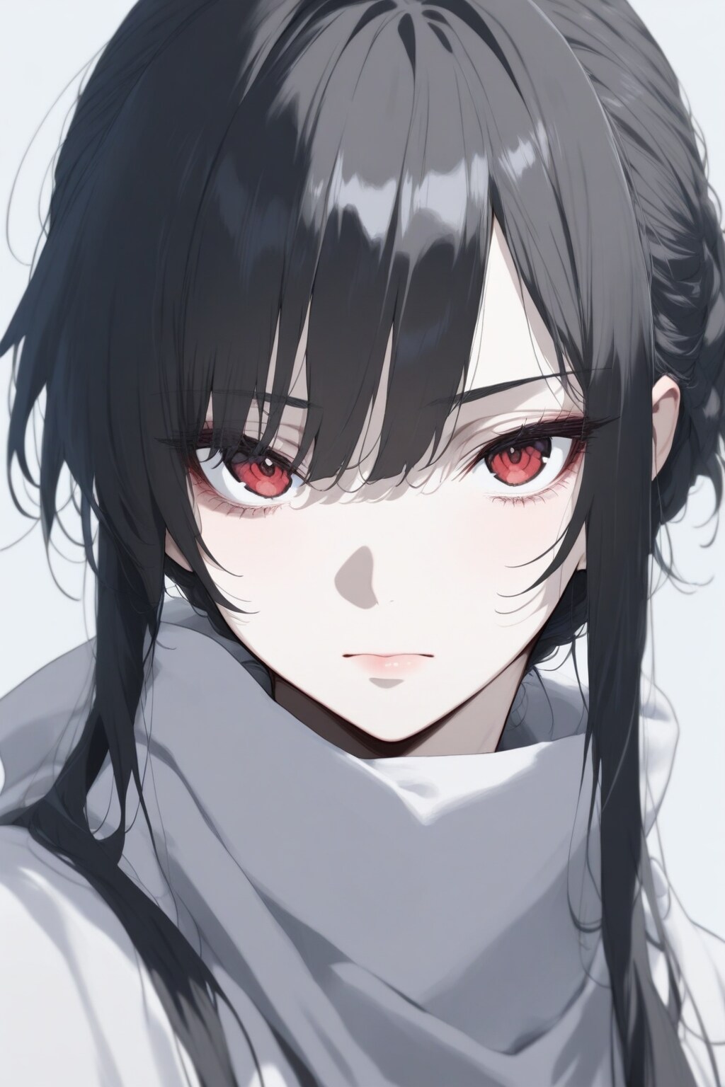 確信に満ちた目つき