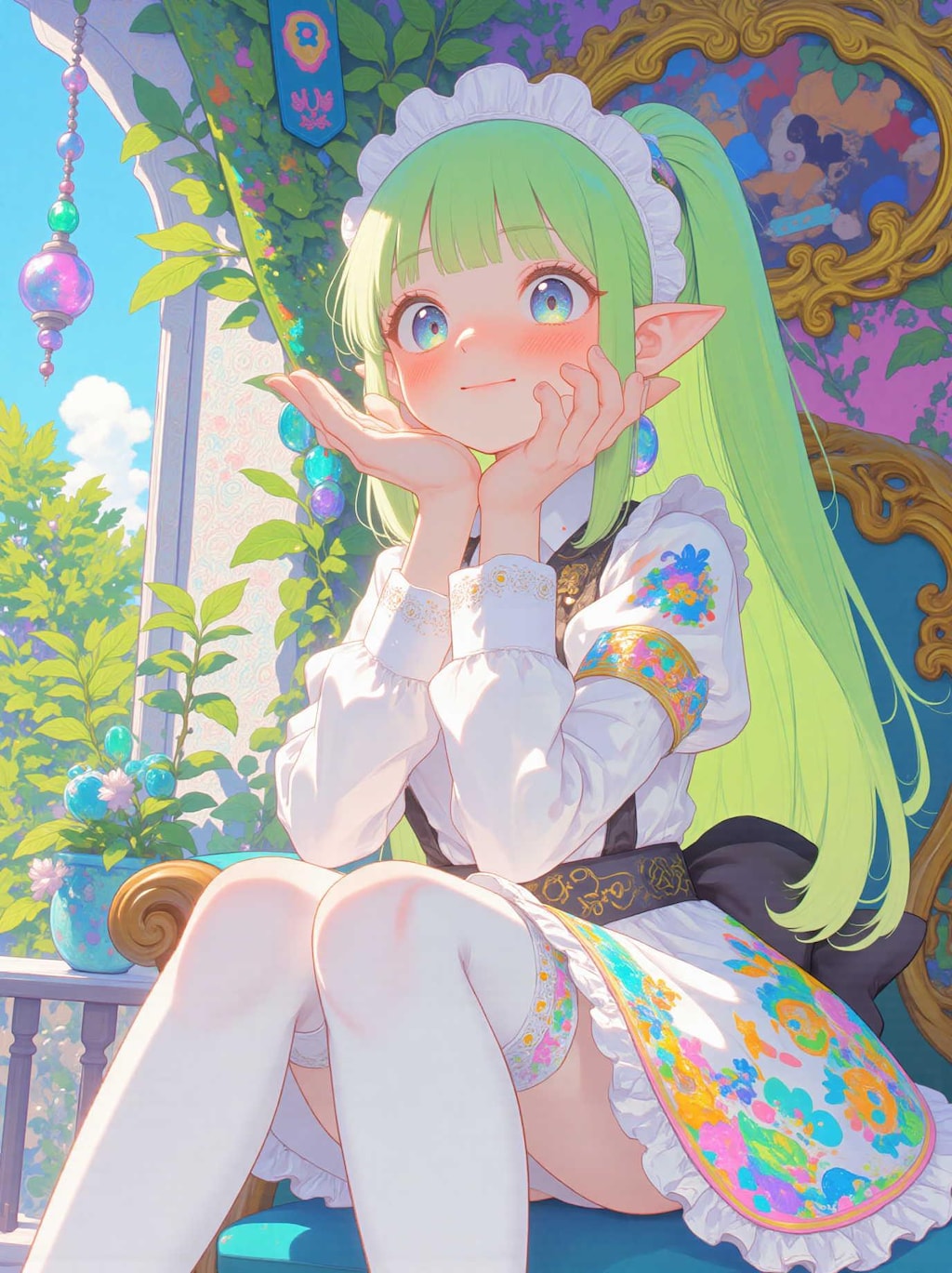 メイドさんの休息