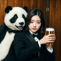 パンダビール 2枚目