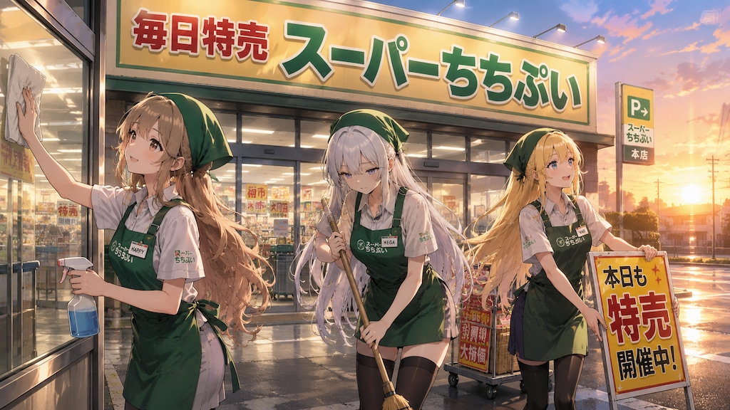 アニメ　スーパーちちぷいのオープニング