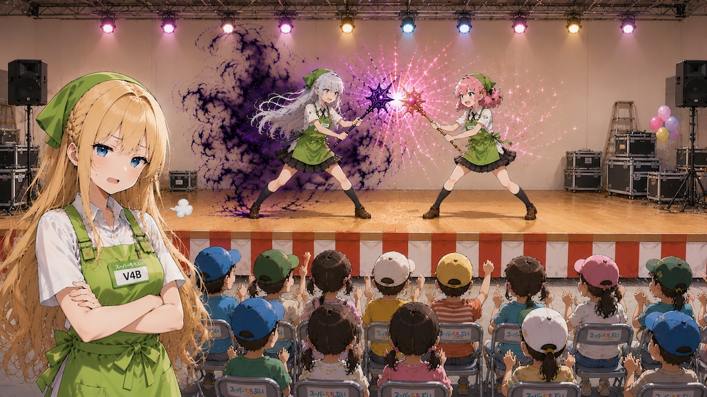 アニメ　スーパーちちぷいのオープニング
