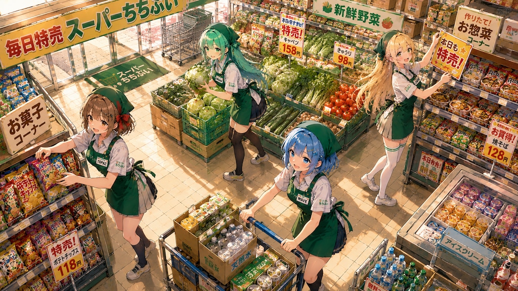 アニメ　スーパーちちぷいのオープニング