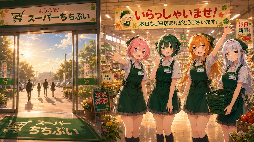 アニメ　スーパーちちぷいのオープニング