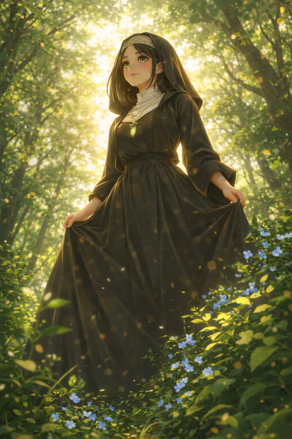 Wildflowers blooming in the open fields. | の人気AIイラスト・グラビア