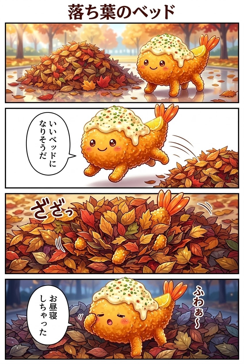 落ち葉のベッド | の人気AIイラスト・グラビア