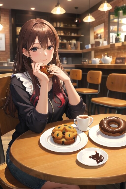ドーナツ🍩 | の人気AIイラスト・グラビア