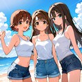 プライベートビーチのアイドル達 3枚目