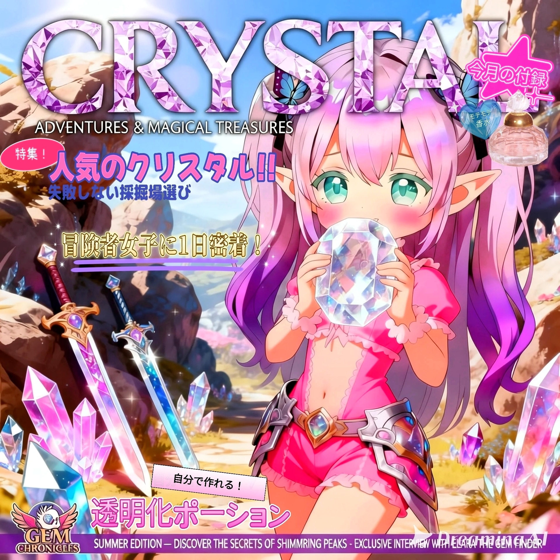 冒険者のための雑誌 | の人気AIイラスト・グラビア