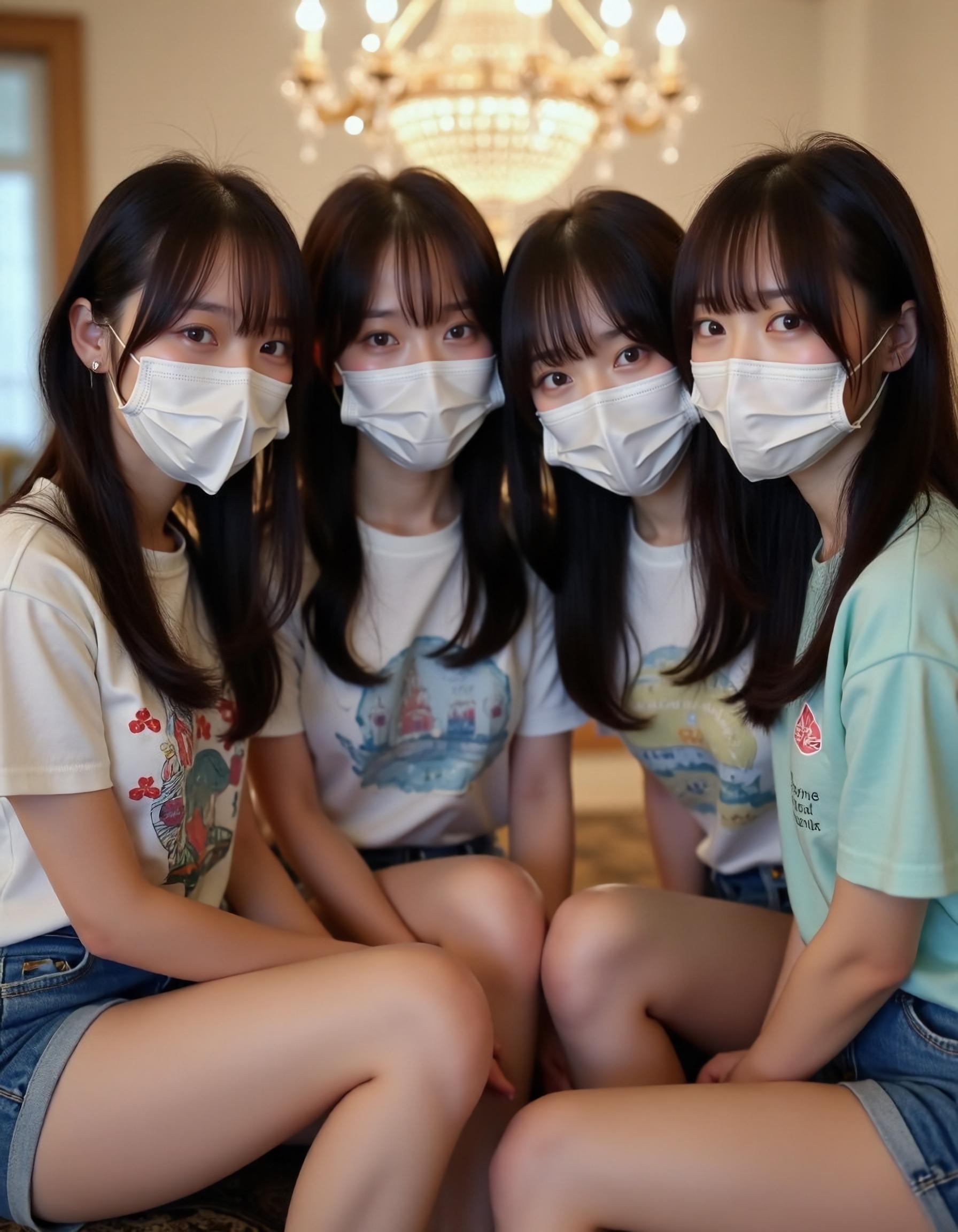 なかよし４人で初めてディズニーホテル泊まったよ✨