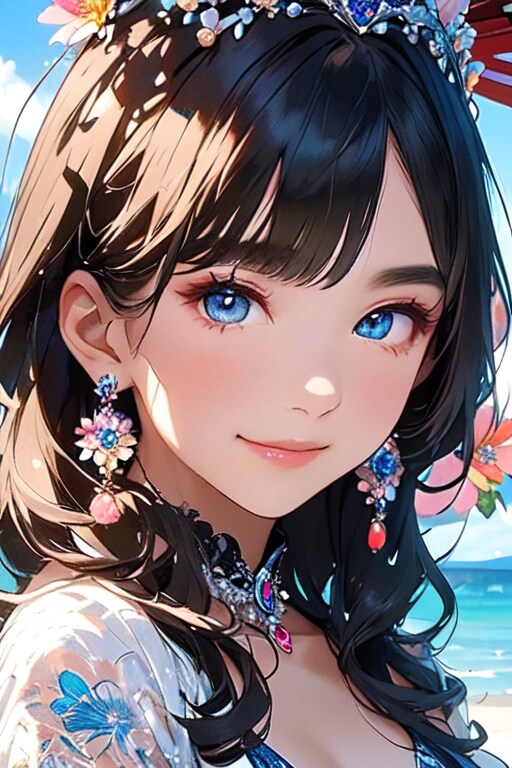 水着と女子高校生と | の人気AIイラスト・グラビア