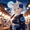 焼き鳥 -A staple of summer festivals- アヤナギ荘 花火大会編2024② 3枚目