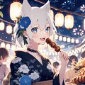 焼き鳥 -A staple of summer festivals- アヤナギ荘 花火大会編2024② 2枚目