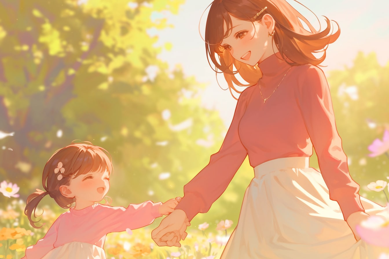 母と娘285 | の人気AIイラスト・グラビア