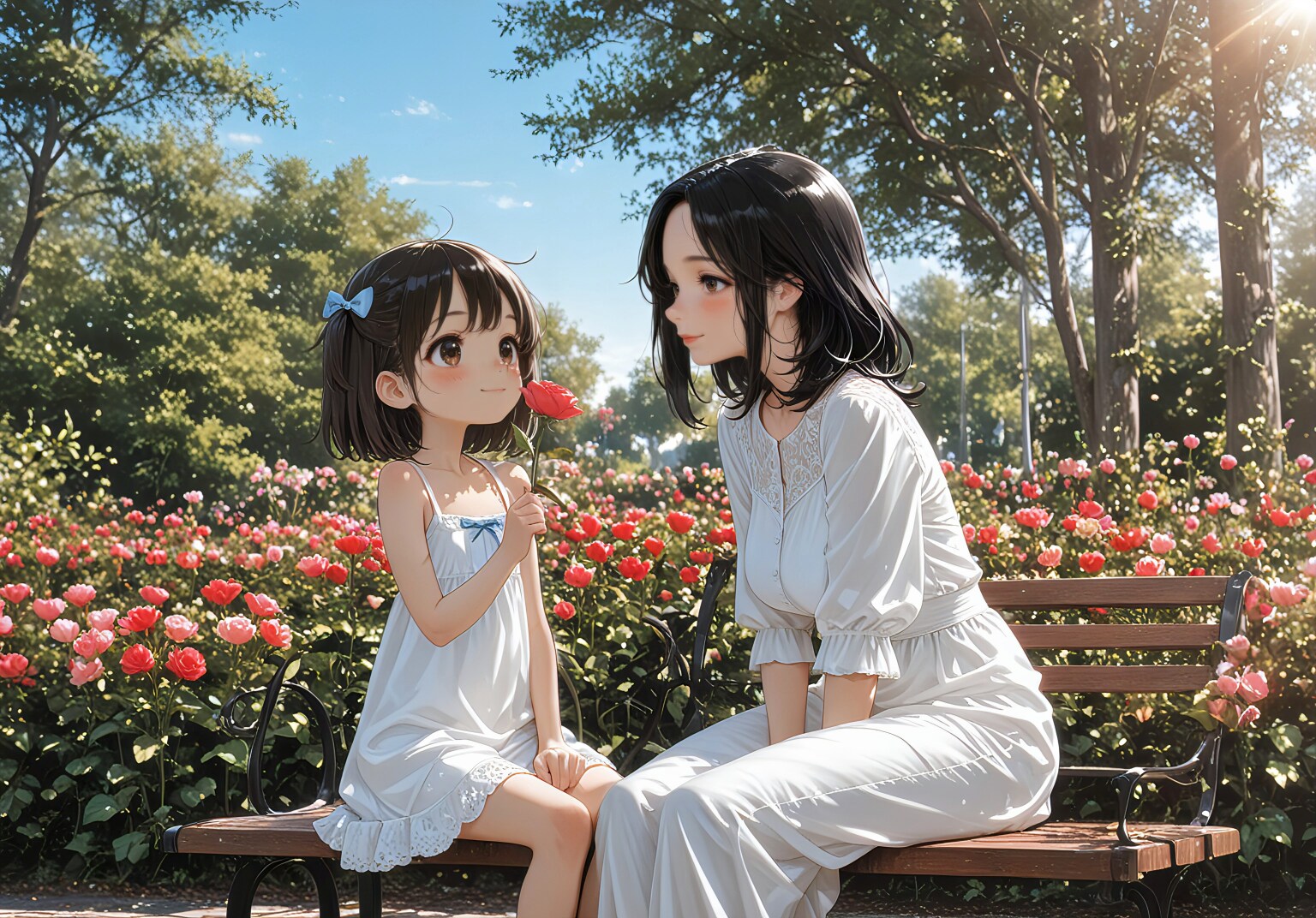 陽だまりの母の日 | の人気AIイラスト・グラビア
