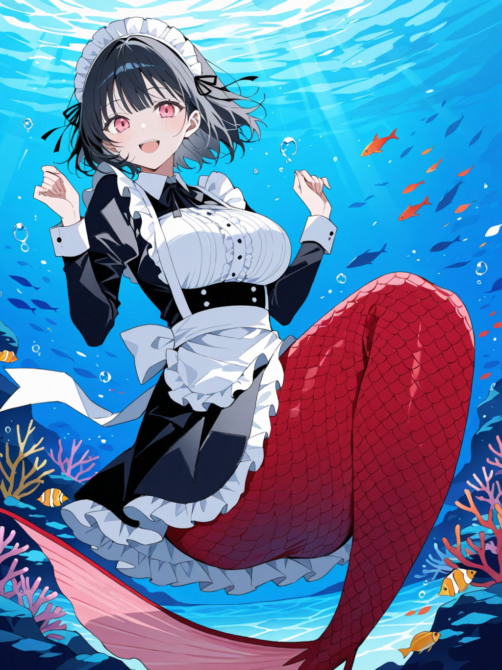 マァ、メイド 実紅