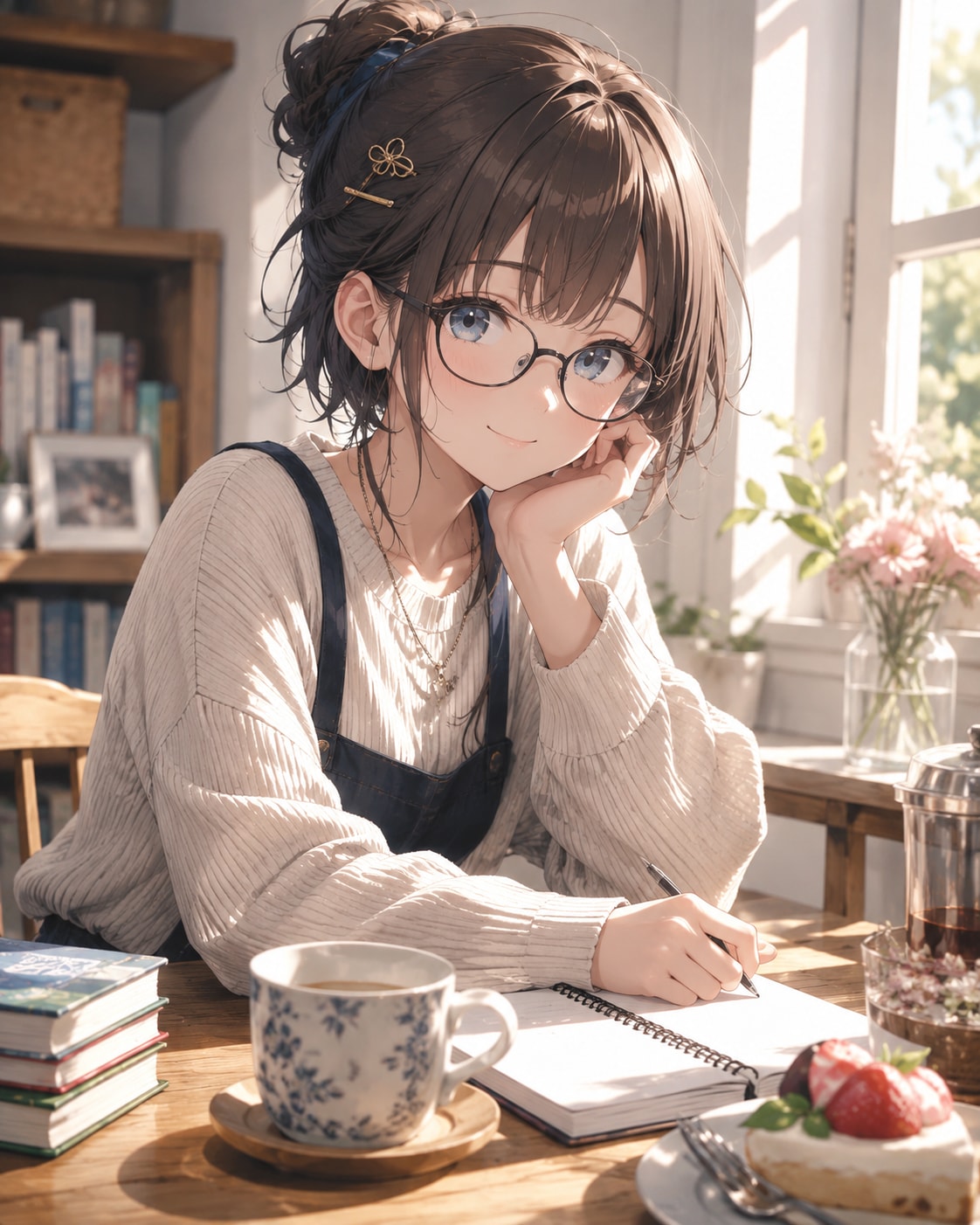 眼鏡っ娘観測所・観測記録 No.003 | の人気AIイラスト・グラビア
