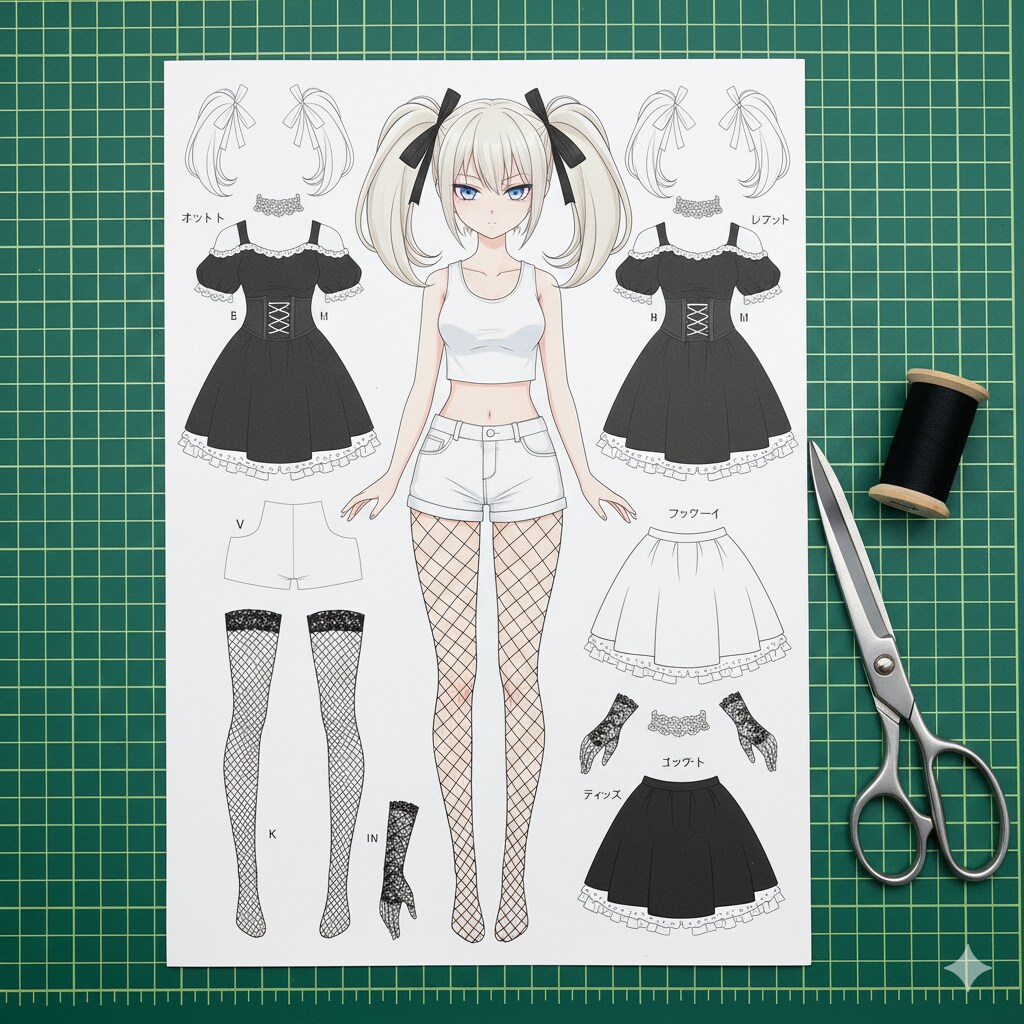 GrokのAniちゃんで着せ替え人形お試し