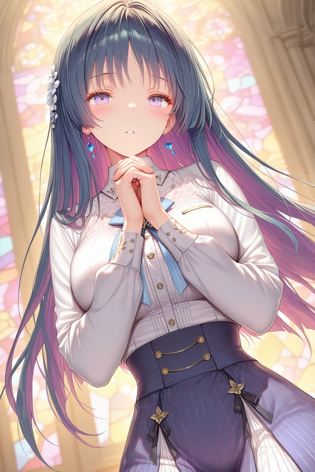 銀髪シスターさん