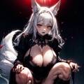 白狐のパンツ 2枚目