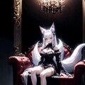 白狐のパンツ 3枚目