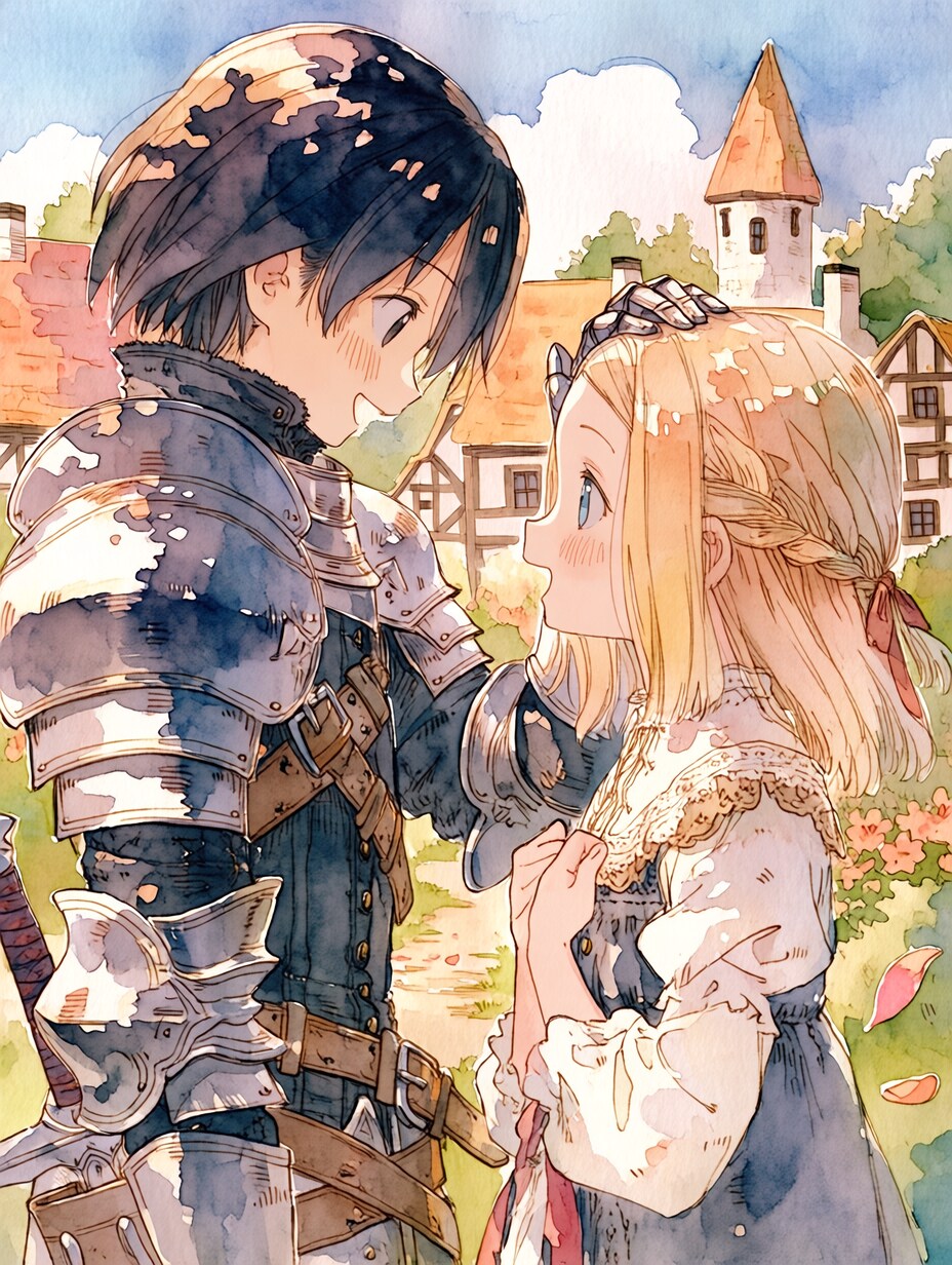騎士と村娘65 | の人気AIイラスト・グラビア