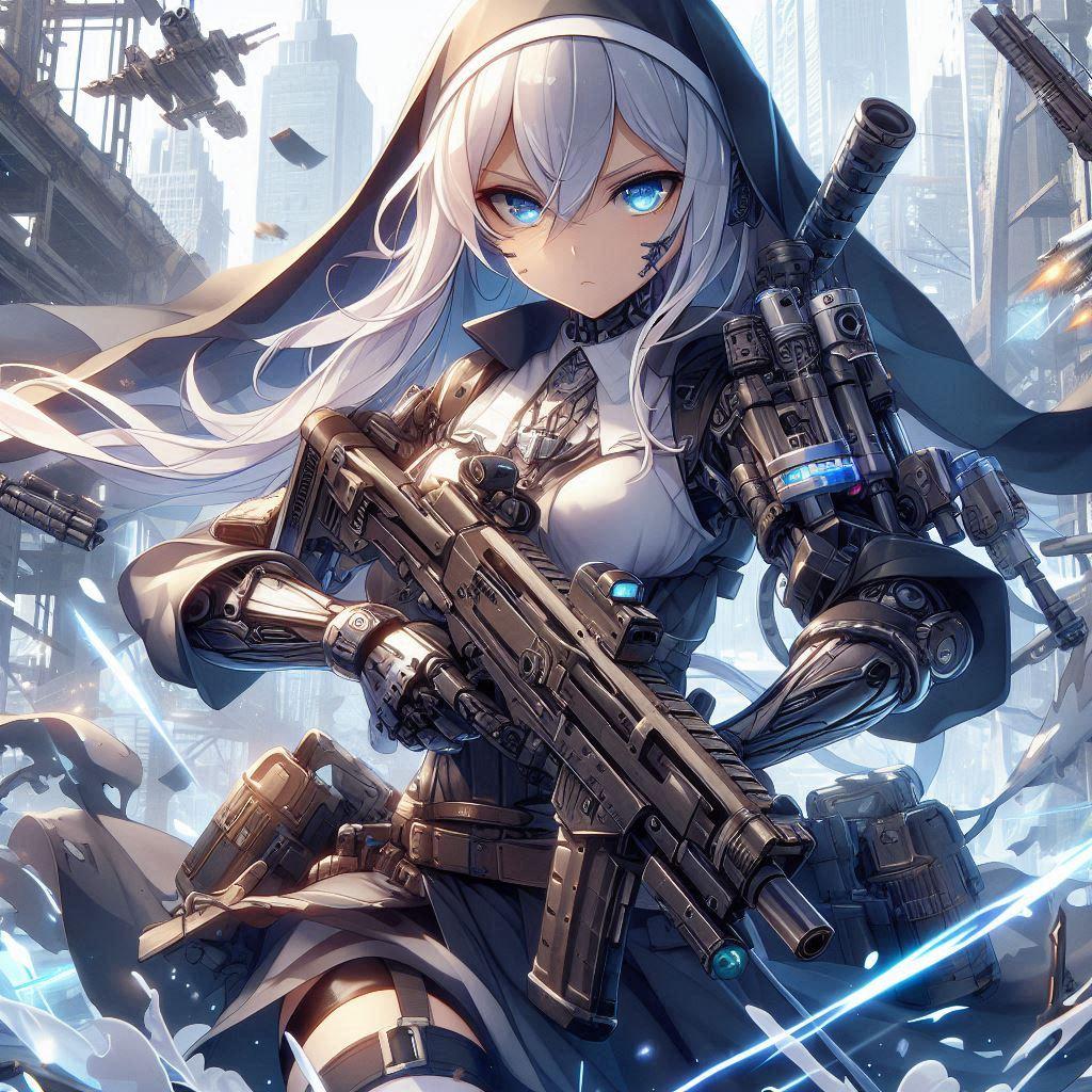 メカ系シスターさん | の人気AIイラスト・グラビア