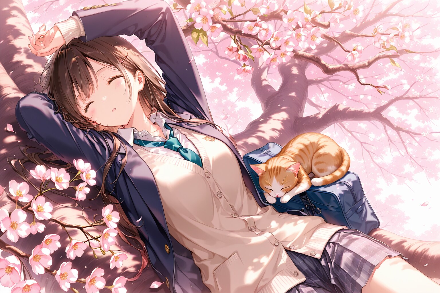 桜と春眠