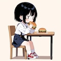 照り焼きバーガーを食べる 7枚目