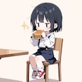 照り焼きバーガーを食べる 2枚目