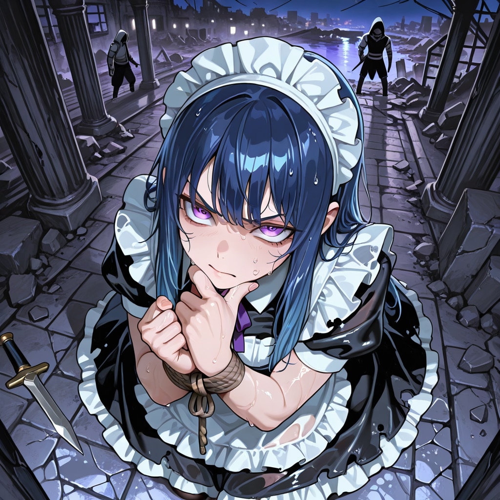 なんとかスキを見つけて逃げないと