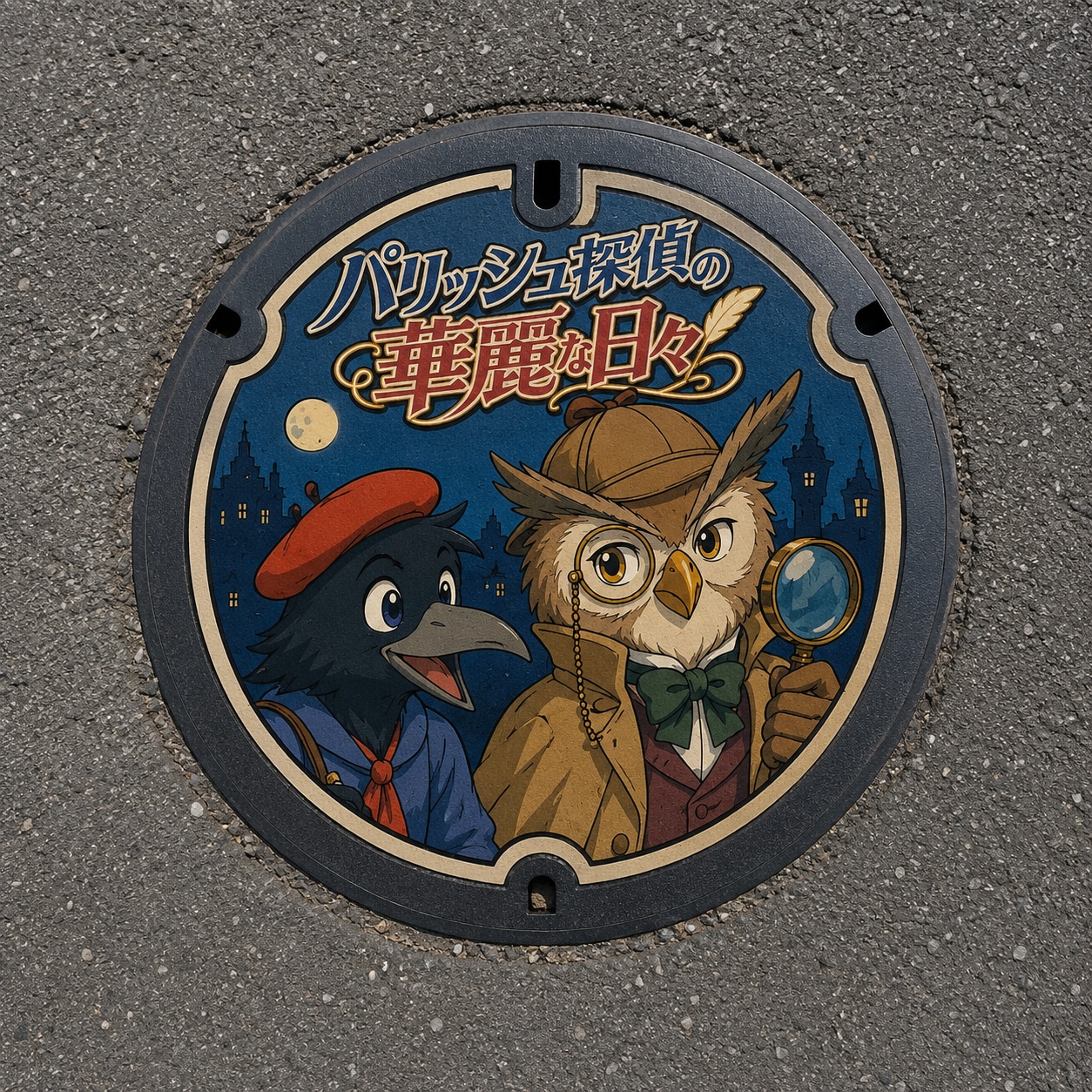 製作30周年記念マンホール