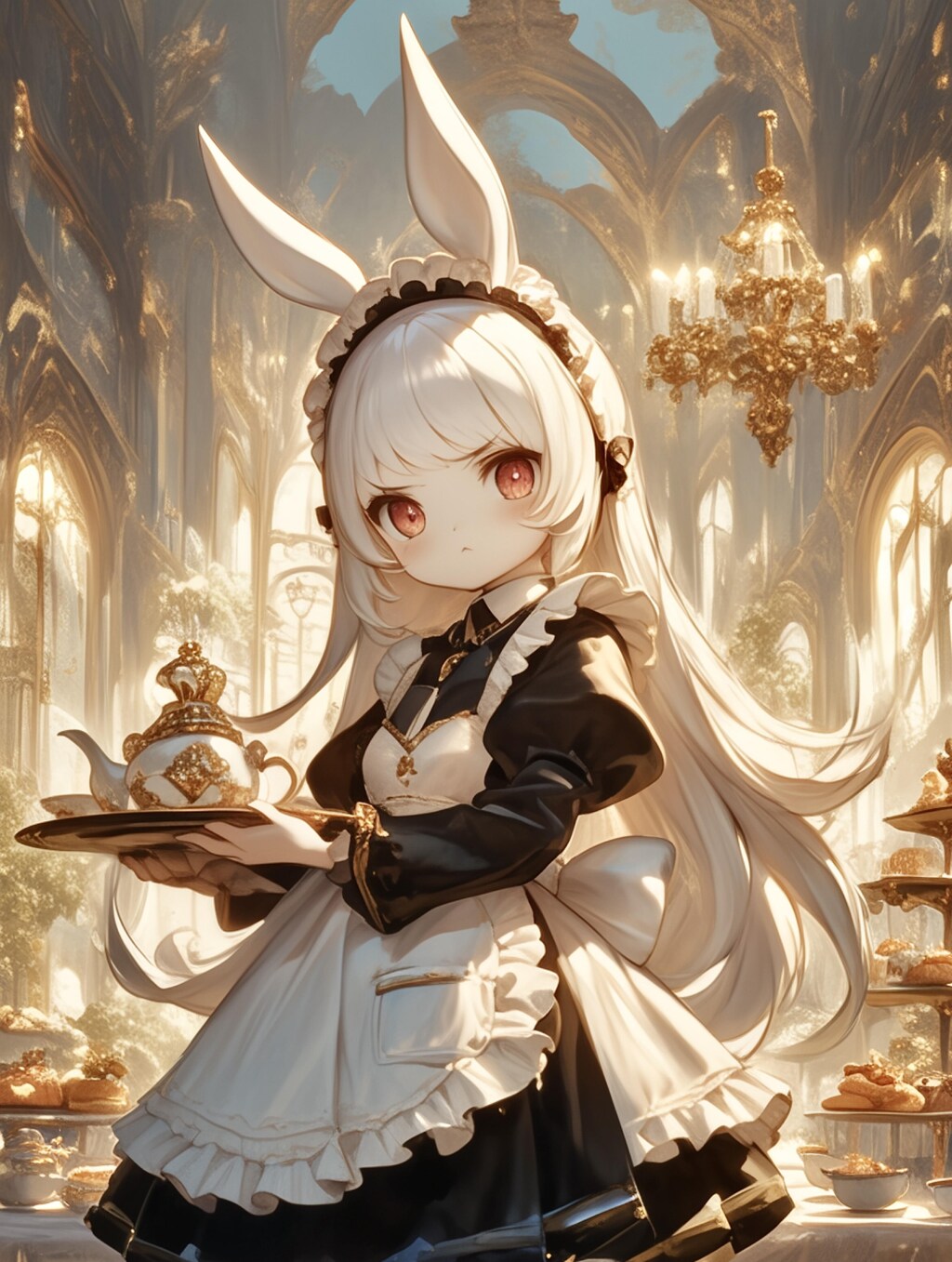 メイドバニー✖︎腕組み③🐾