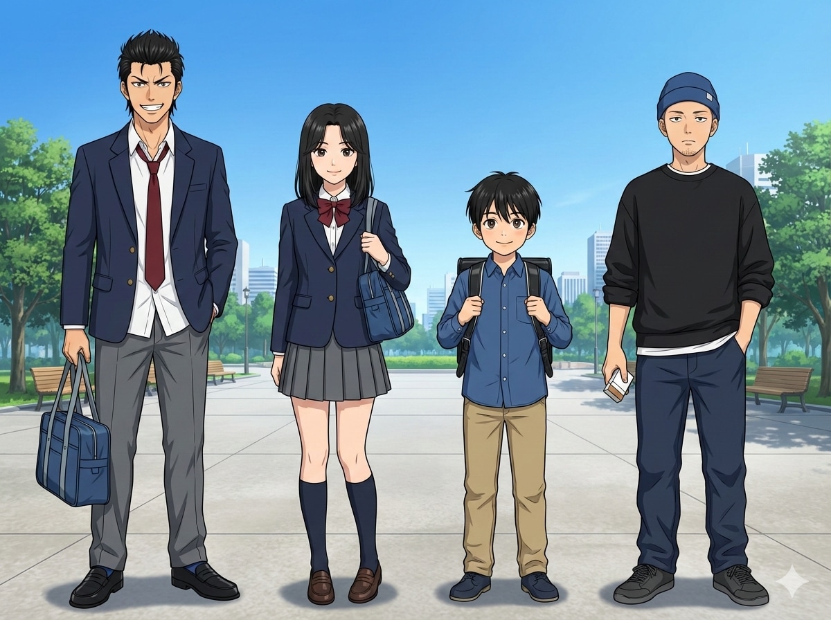 4人組 73 | の人気AIイラスト・グラビア