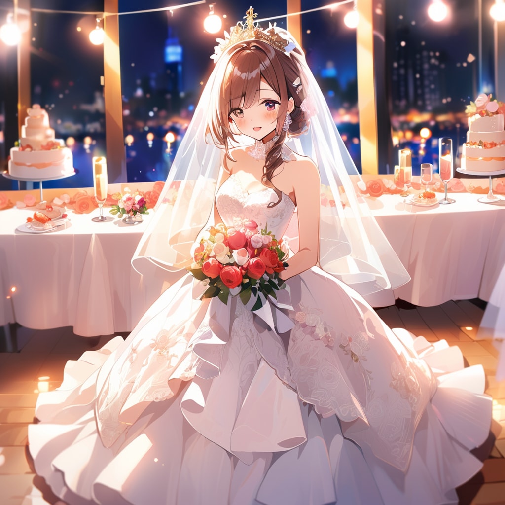 披露宴ケーキ別盛り