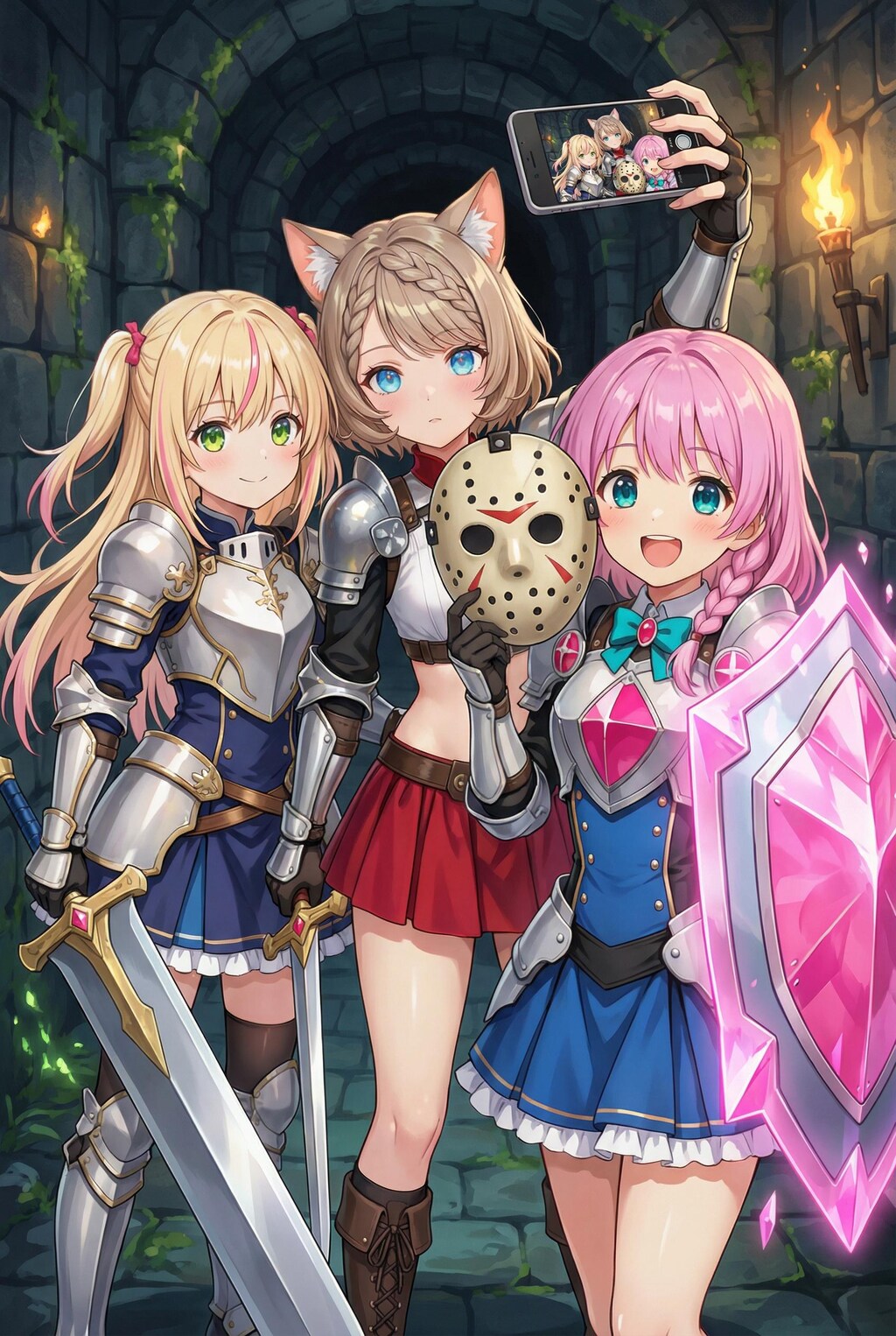 討伐後はパフェを食べる