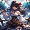 海賊の女の子 2枚目