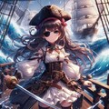 海賊の女の子 4枚目