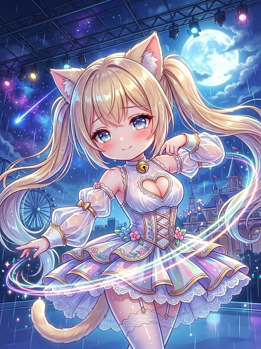 金ツイにゃん。雨