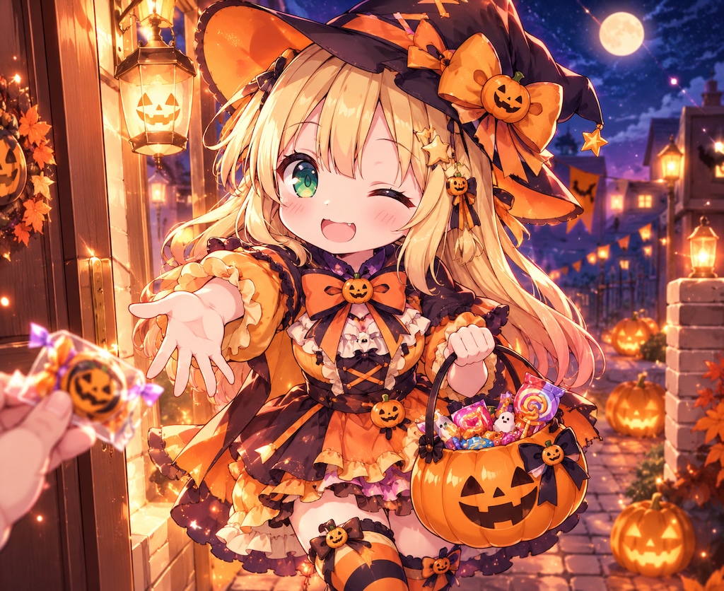 お菓子ください〜♪