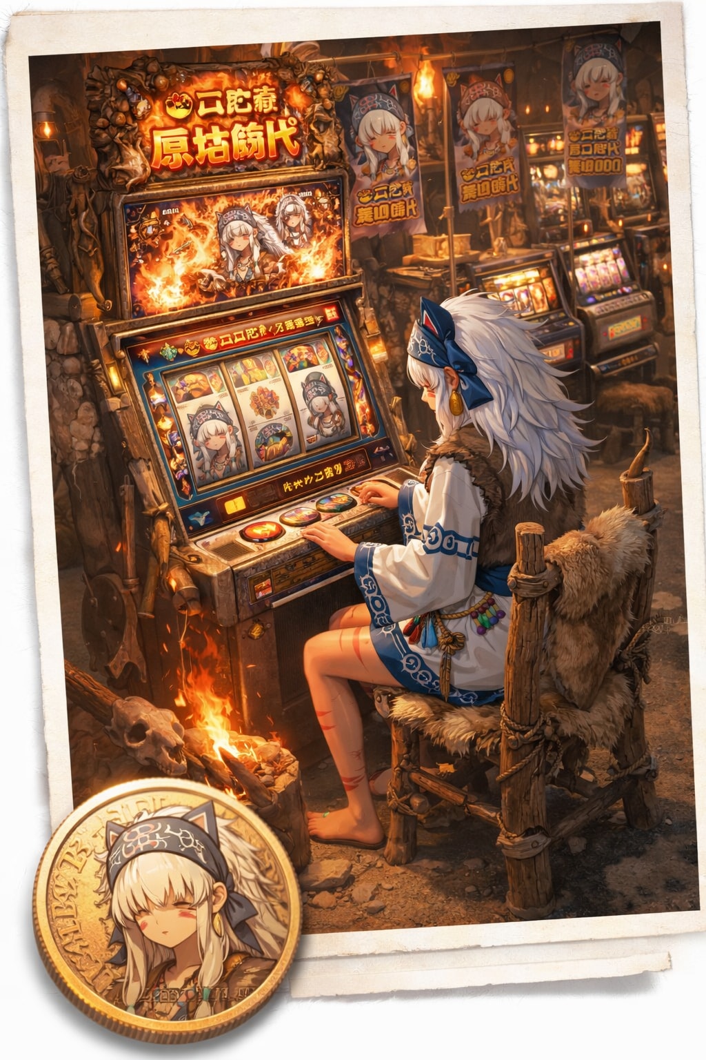 スロットを打つゆう | の人気AIイラスト・グラビア