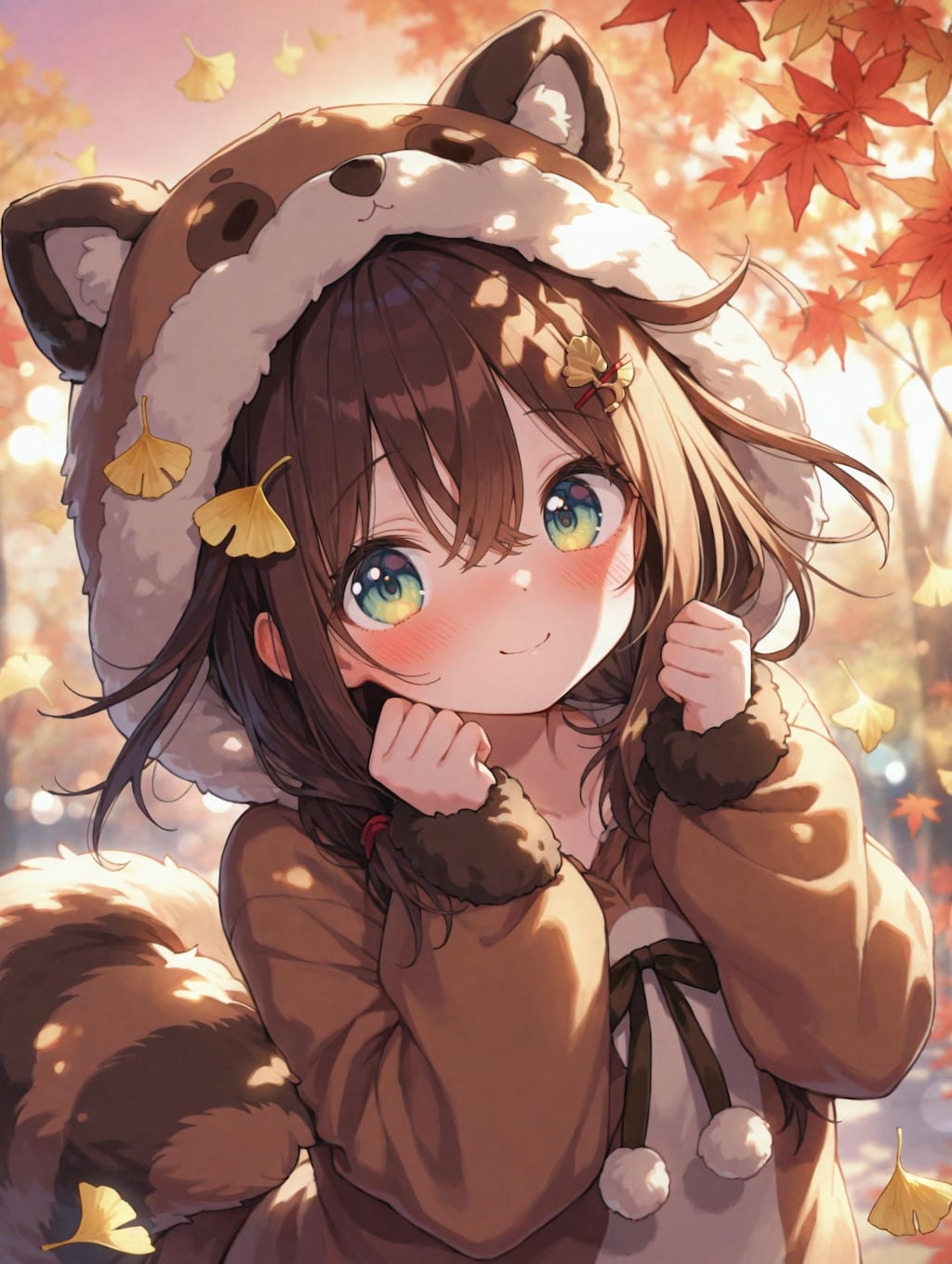 たぬ着ぐるみがーる