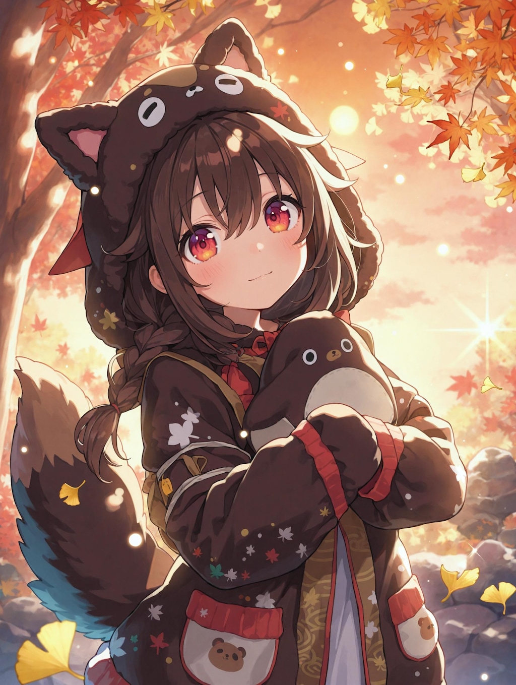 たぬ着ぐるみがーる