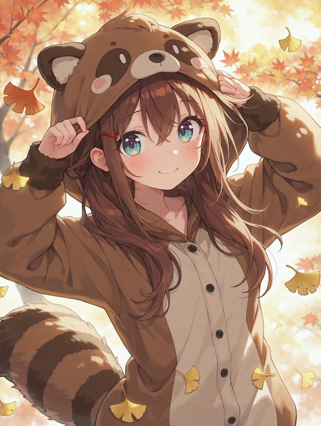 たぬ着ぐるみがーる