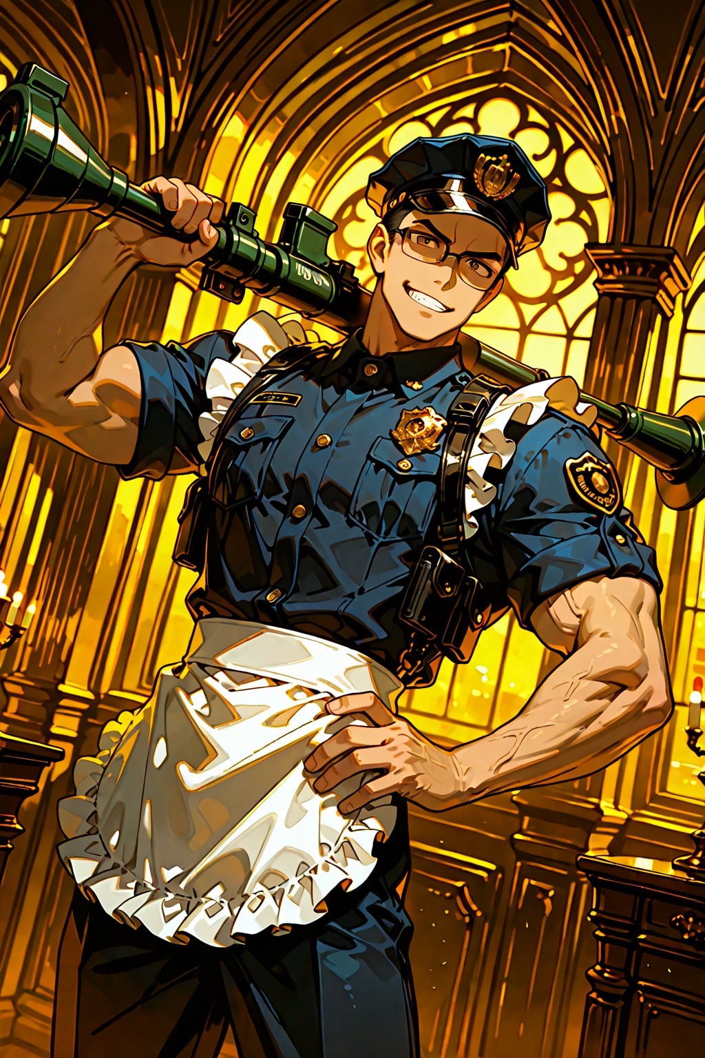 ブチギレマッチョメイド刑事
